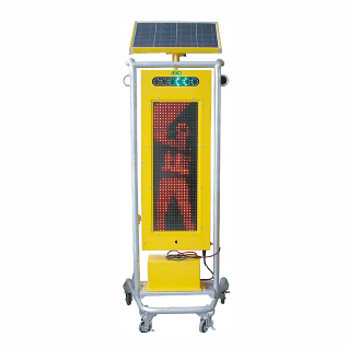 ソーラー式LED電光標示盤　縦型　タイプA